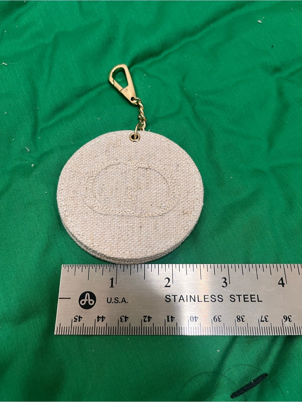Dior beauty mirror bag charm